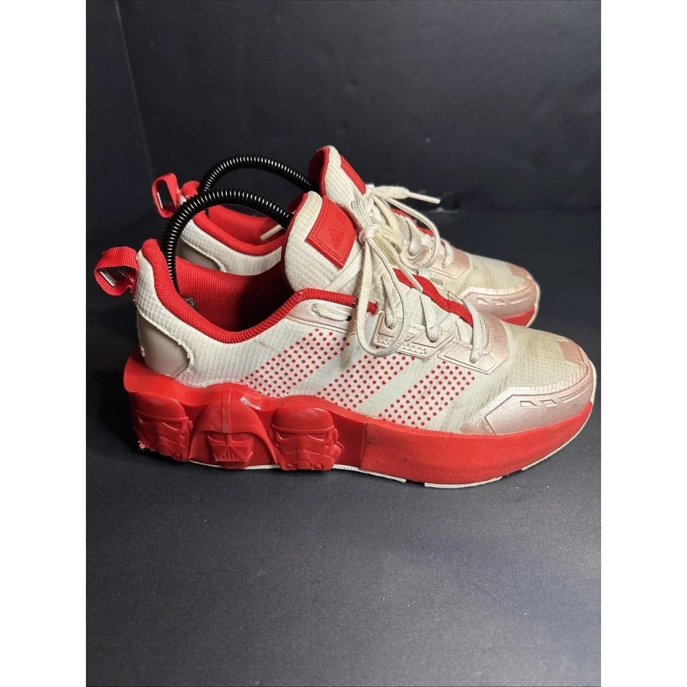 Adidas Star Wars Shoes Kids Size 4 1/2 Red/White IH4762